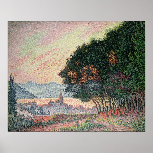 Affiches Forêt près de St. Tropez, 1902 (Devant)