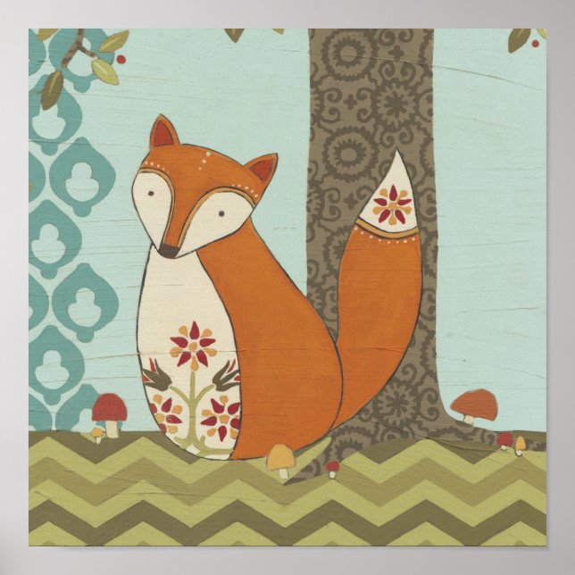 Affiches Forêt Whimsy IV (Devant)