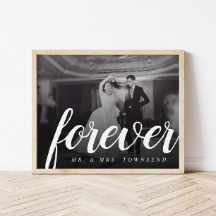 Affiches Forever Keepsaké M. et Mme Mariage Photo