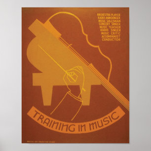 Affiches Formation dans la musique