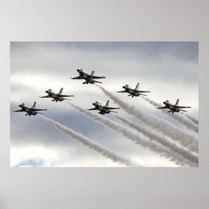 Affiches Formation de Delta Thunderbirds