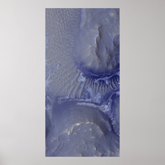 Affiches Formation de Noctis Labyrinthus sur Mars (Devant)