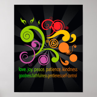 Affiches Formes colorées, Fruits de l'Esprit