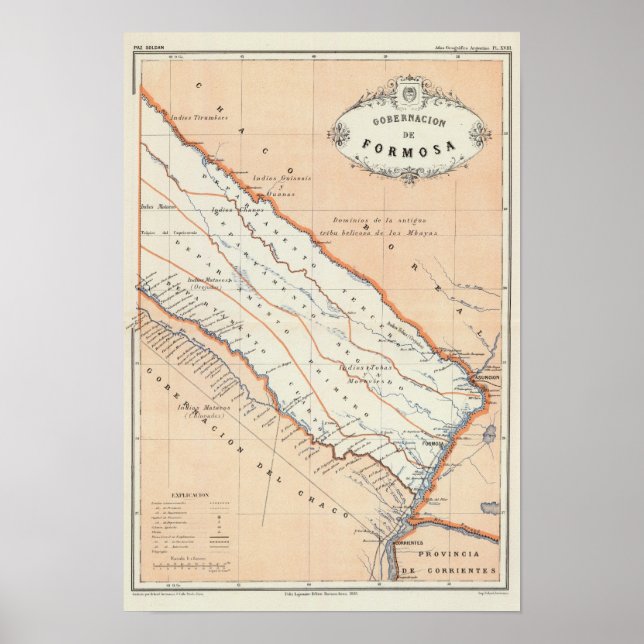 Affiches Formosa, Argentine (Devant)