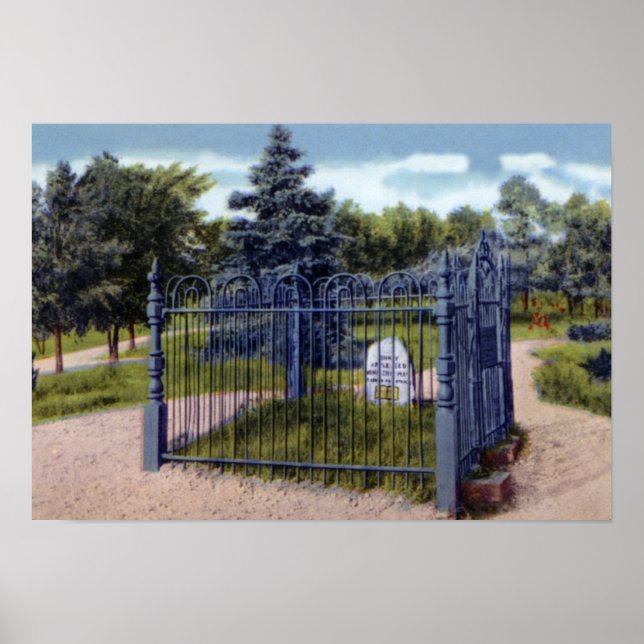 Affiches Fort Wayne Indiana Grave of Johnny Appleseed (Devant)
