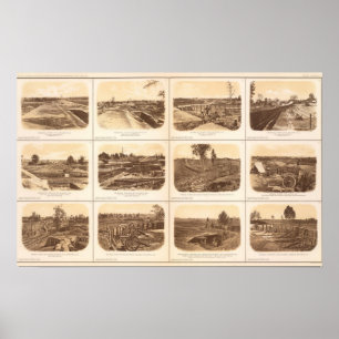 Affiches Forts, batteries, Atlanta, GA