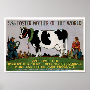 Affiches Foster Mother Of The World Vintage Food Ad Art