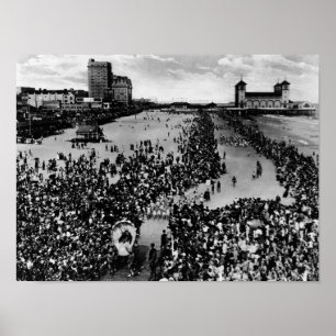 Affiches Foules à Atlantic City, beauté Pagent de NJ