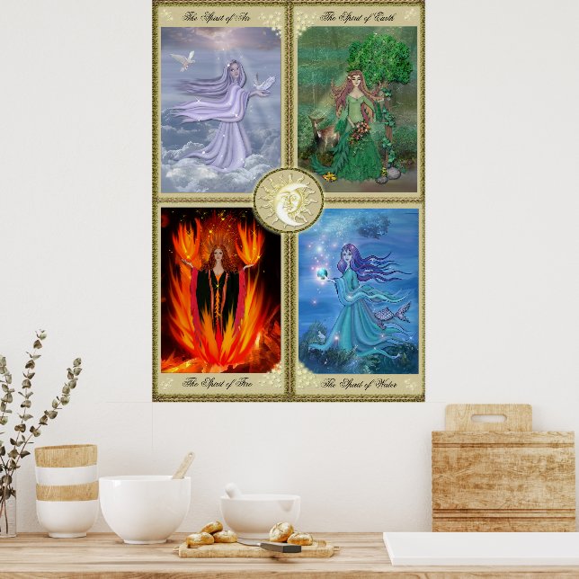 Affiches Four Elements (Cuisine)