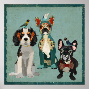 Affiches FOUR & FEATHERS Art