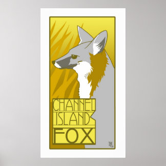 Affiches Fox de l'île de Channel