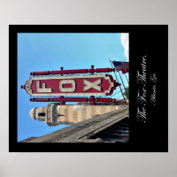 Fox Theater, Atlanta, Géorgie, Poster, Landmark,
