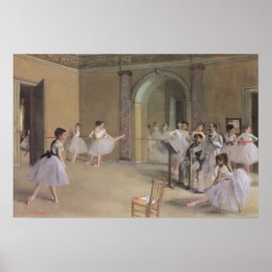 Affiches Foyer de danse à l'Opéra par Edgar Degas