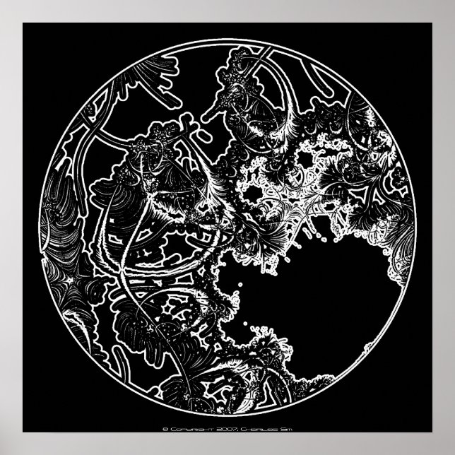 Affiches Fractal 1 ver. 2 (Devant)