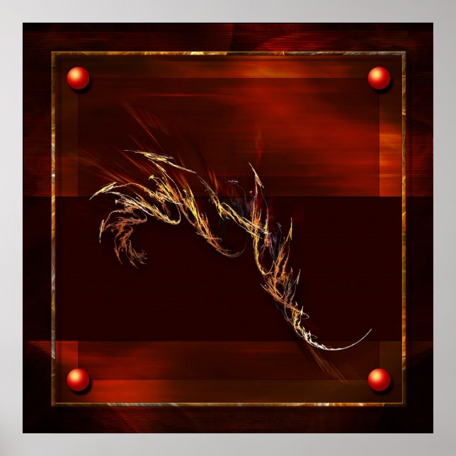 Affiches Fractal-4 (Devant)