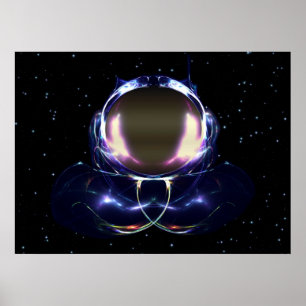 Affiches Fractal Astronaut