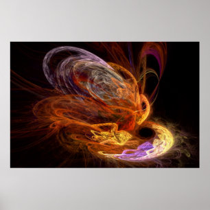 Affiches Fractal - Montée du phénix
