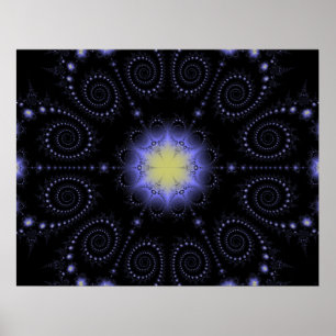 Affiches Fractale de solstice d'hiver