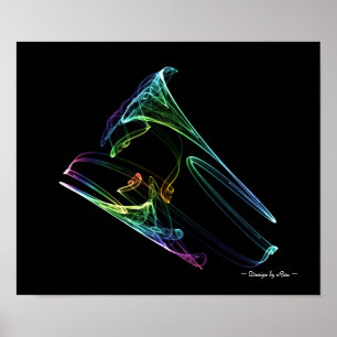 Affiches Fractale de trompette