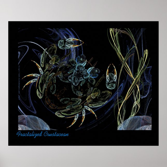Affiches Fractalized Crustacean (Devant)