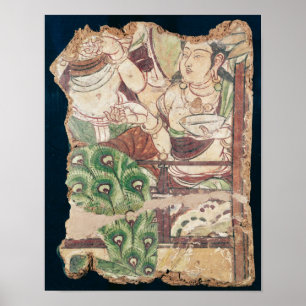 Affiches Fragment représentant un paradis bouddhiste