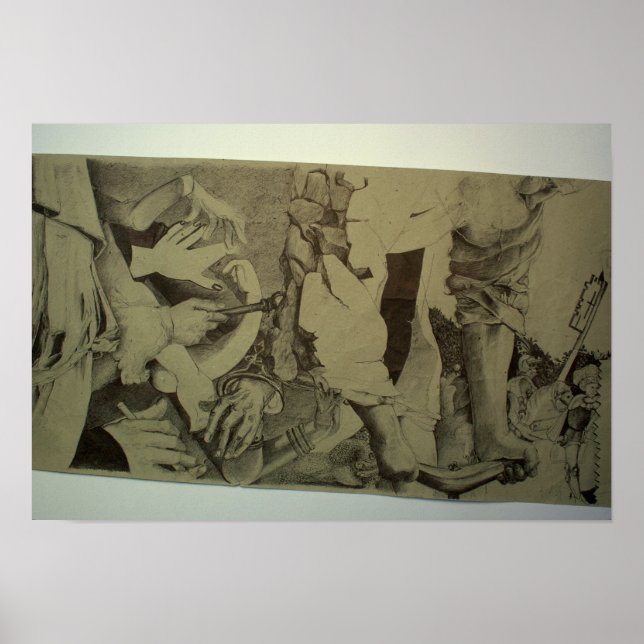 Affiches Fragments d'Arts Détail Roll par Pascale Baud (Devant)