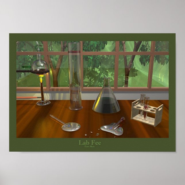 Affiches Frais de laboratoire (Devant)