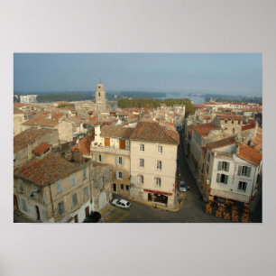 Affiches France, Arles, Provence, city view from