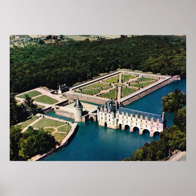Affiches France, Château de la Loire Chenonceaux (Devant)