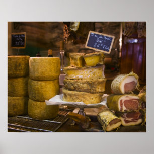 Affiches France, Corse. Fromages et charcuterie locaux