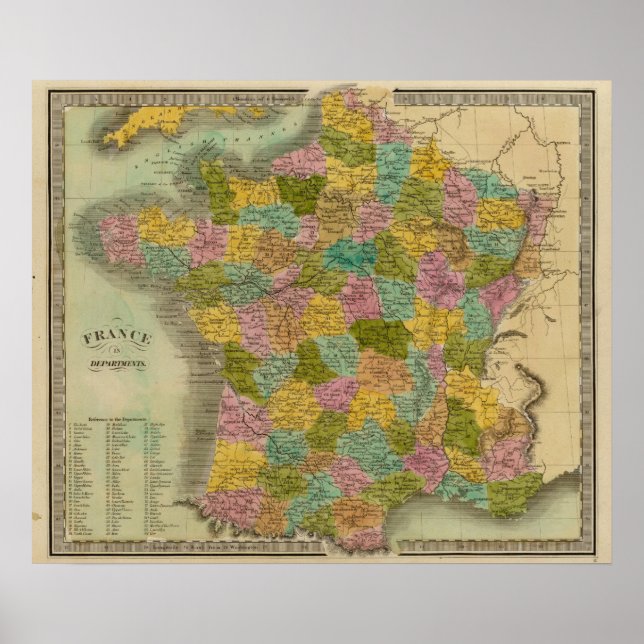 Affiches France Dans Les Départements (Devant)