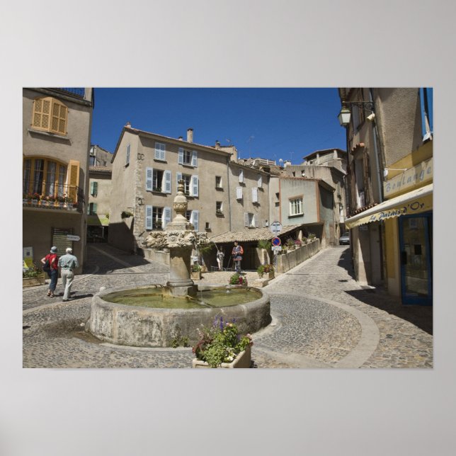 Affiches France, Provence, Valensole. Les touristes explore (Devant)