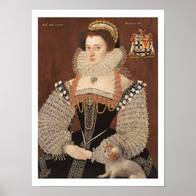 Affiches Frances Clinton, Lady Chandos (1552-1623) 1579 (oi (Devant)
