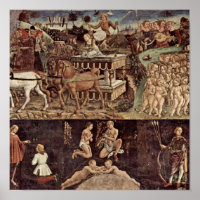 Francesco del Cossa - Triomphe d'Apollo détails