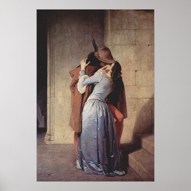 Affiches Francesco Hayez Kiss (Devant)