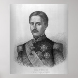 Affiches Francis II des deux Sicilies