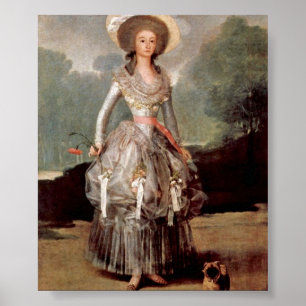 Affiches Francisco de Goya - portrait de duchesse d'alba