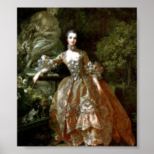 Affiches Francois Boucher - Madame de Pompadour