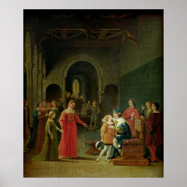 Affiches François Ier présenté à Louis XII (Devant)