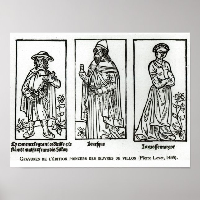 Affiches Francois Villon (Devant)