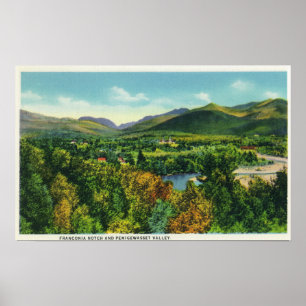 Affiches Franconcia Notch & Pemigewasset Valley