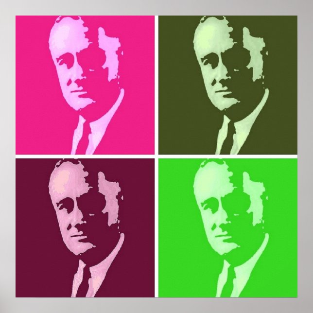 Affiches Franklin D. Roosevelt (Devant)