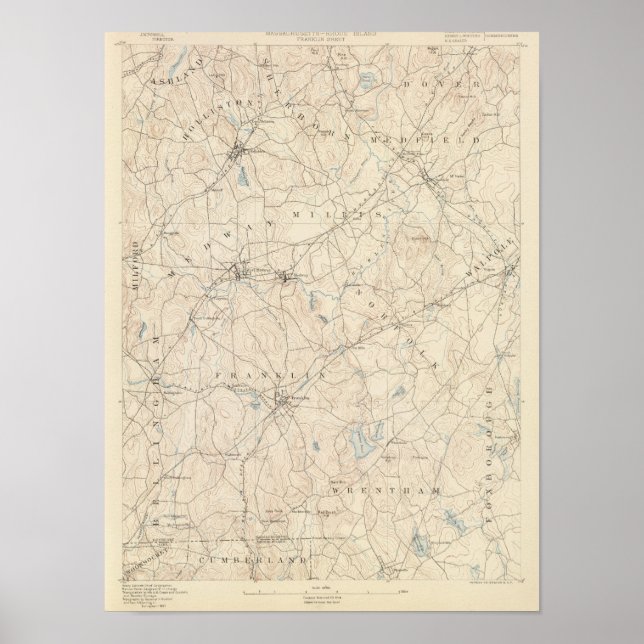 Affiches Franklin, Massachusetts (Devant)