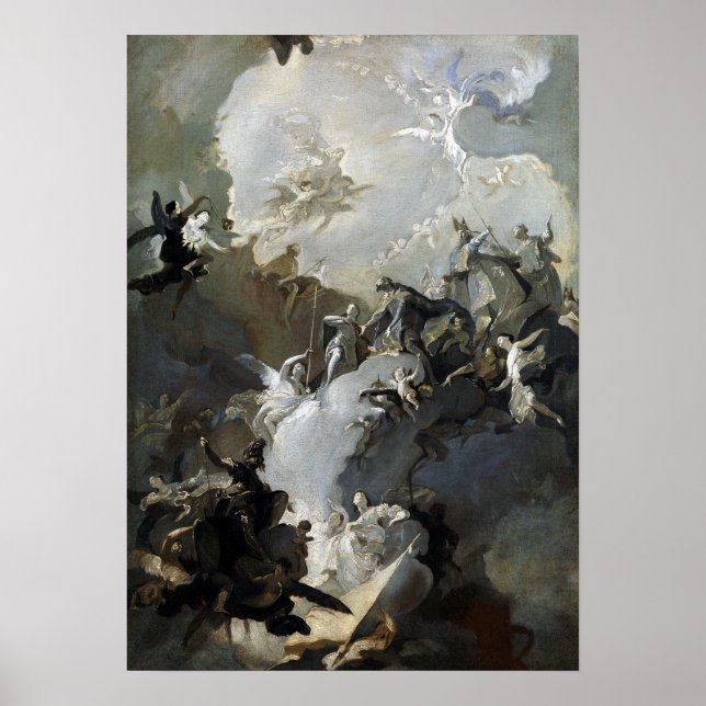 Affiches Franz Anton Maulbertsch La Glorification (Devant)