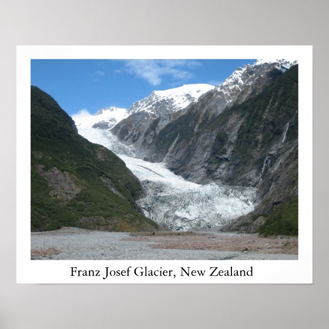 Affiches Franz Josef Glacier, Nouvelle-Zélande (Devant)