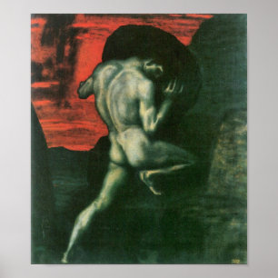 Affiches Franz von Stuck - Sisyphus