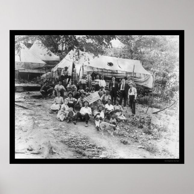 Affiches Frapper West Virginia Miners 1922 (Devant)