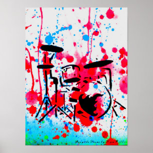 Affiches Frappez les tambours par Kara Willis