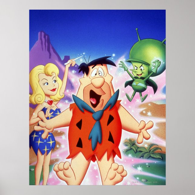 Affiches Fred Flintstone Sous Un Spell (Devant)