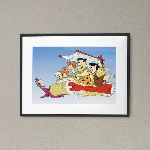 Affiches Fred Flintstone Wilma Barney et Betty PEBBLES™